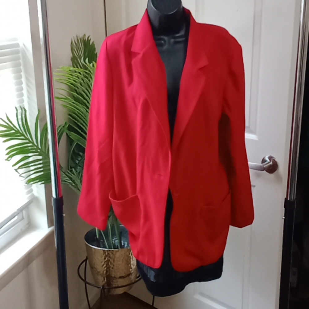 Large Red Blazer